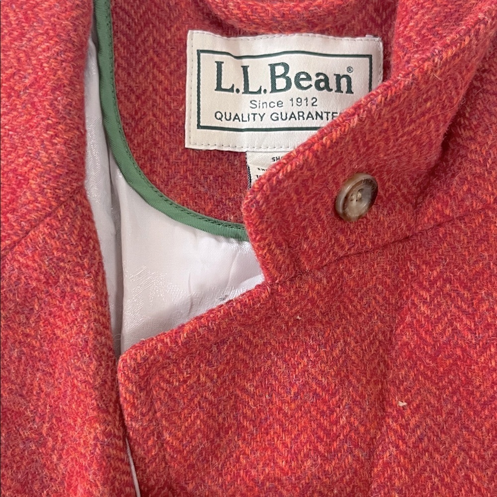 VINTAGE LLBean Herringbone Blazer w/ dog appliqué - Picture 11 of 12